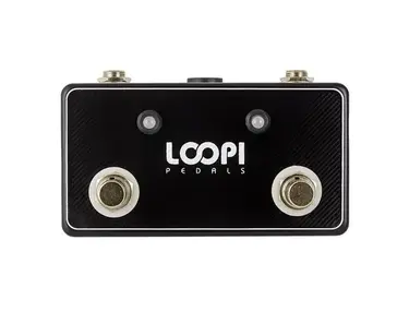 Loopi Pedals Dual Single Latching Footswitch w/ LED (9v Input)