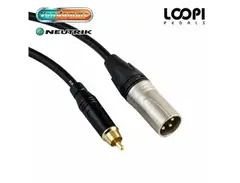 Loopi Pedals XLR to RCA Unbalanced Audio Lead main image