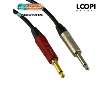 Loopi Pedals Instrument Lead with Neutrik SILENT Jack