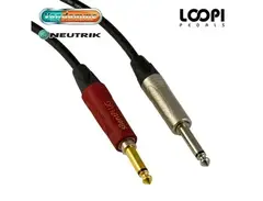 Loopi Pedals Instrument Lead with Neutrik SILENT Jack main image