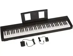 YAMAHA P71 88-Key Weighted Action Digital Piano with Sustain Pedal and Power Supply main image