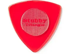 Dunlop Stubby Triangle 1.5mm Red Guitar Picks main image