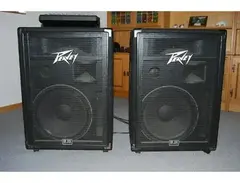 Peavey 115 International series PA speakers main image