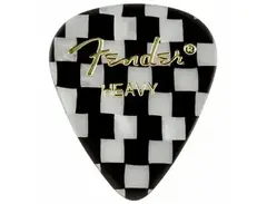 Fender 351 Heavy Celluloid Picks - Checkerboard