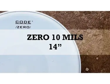 Code Drum Heads 14" Code Zero Coated Reverse Donut Dot Snare Drumheads