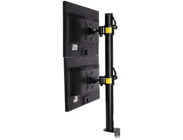 Fleximounts Vertical Dual Desk Mount Stand for 2 Screens
