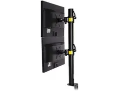 Fleximounts Vertical Dual Desk Mount Stand for 2 Screens main image