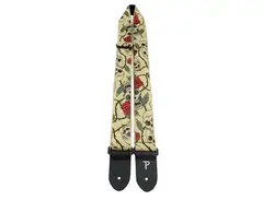 Perri's 2” Skulls and Roses Jacquard strap