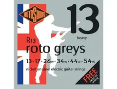 Rotosound R13 Roto Greys Nickel-Steel Guitar Strings (13-54)