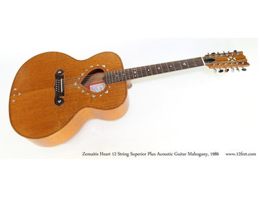 Zemaitis Hearthole 12-String Mahogany Acoustic