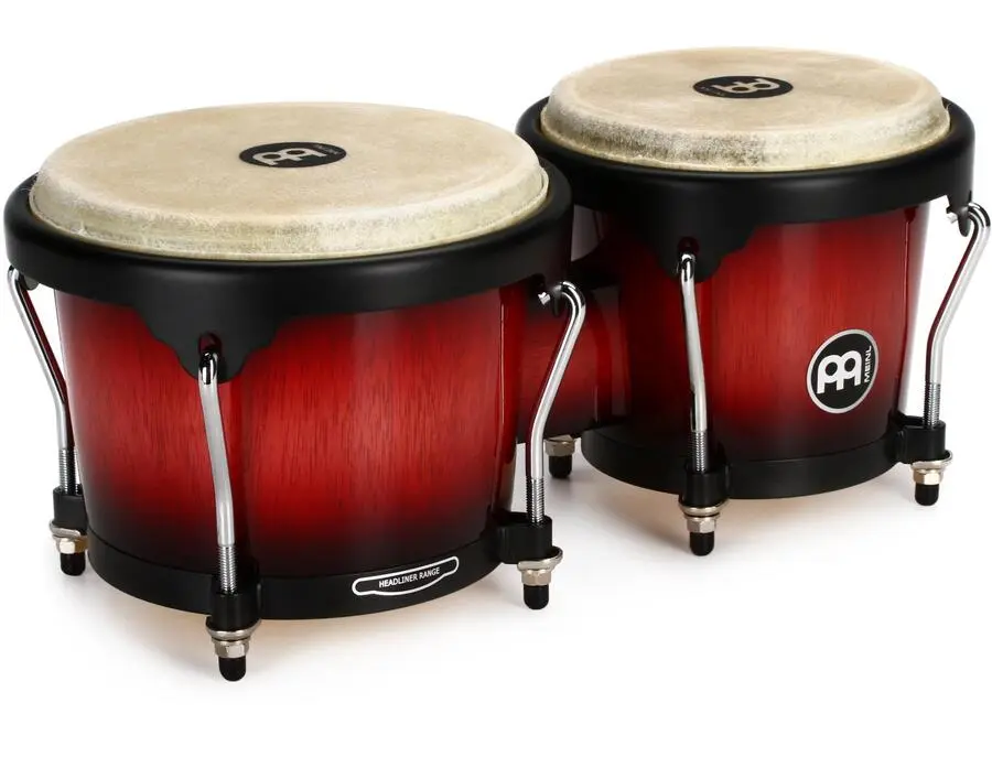 Meinl Percussion Headliner Series Bongos - Wine Red Burst - What