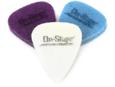 On-Stage Stands UPK300 Felt Ukulele Picks - 3-pack