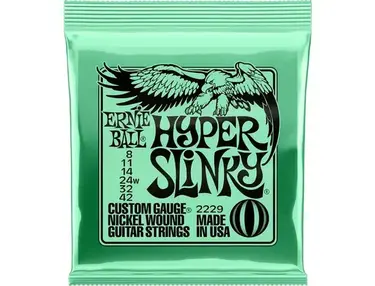 Ernie Ball Hyper Slinky Guitar Strings (8-42)