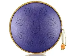 TBBA 14 Inch 9 Tone Alloy Steel Tongue Drum, Purple main image
