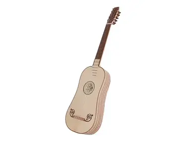 Roosebeck GBSR5C Baroque Guitar
