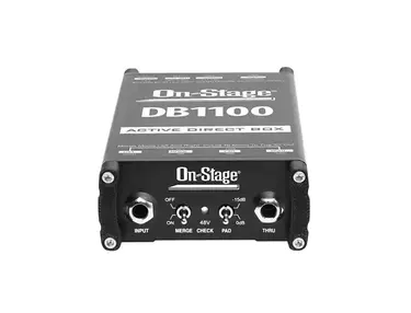 On-Stage DB1100 Active Direct Box with Stereo-to-Mono Summing
