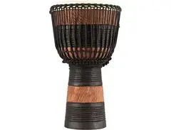 Meinl Percussion ADJ3-XL African Style Rope Tuned 13-Inch Wood Djembe, Brown/Black main image
