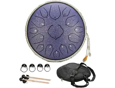 Kelisiting 14 inch, 15 Note, D Minor Steel Tongue Drum