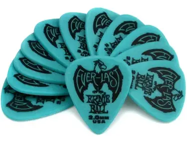 Ernie Ball Everlast Guitar Picks 2.00mm Teal 12-Pack