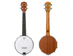 Kmise Banjolele 4 String Banjo Ukulele Concert 23 Inch MI0833 main image