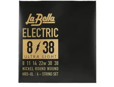 La Bella HRS-UL Electric Guitar Strings - .008-.038 Ultra Light