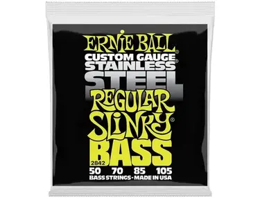 Ernie Ball Regular Slinky Stainless Steel Bass Strings (50-105)