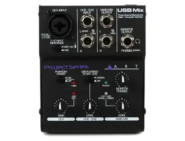 ART Pro Audio ART USB Mix - Mixer with USB Audio Interface