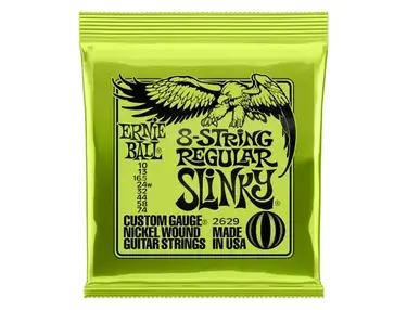 Ernie Ball 8-String Regular Slinky Guitar Strings (10-74)