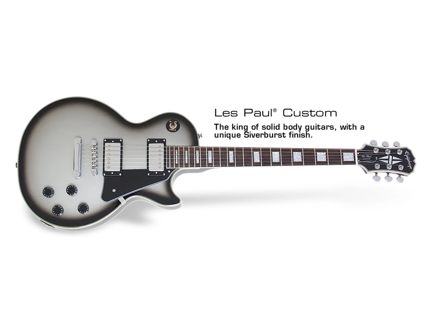 Epiphone Limited Edition Les Paul Custom Silverburst - What Epiphone Limited Edition Les Paul Custom Silverburst - What