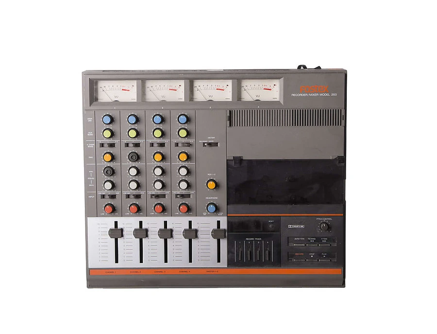 Fostex Model 250 4-Track Cassette Recorder / Mixer - What To Fostex Model 250 4-Track Cassette Recorder / Mixer - What To