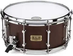 Tama S.L.P. G-Walnut Snare Drum - 6.5 x 14 inch - Matte Black Walnut