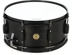 Tama Woodworks Snare Drum - 6.5 x 14 inch - Black Oak Wrap