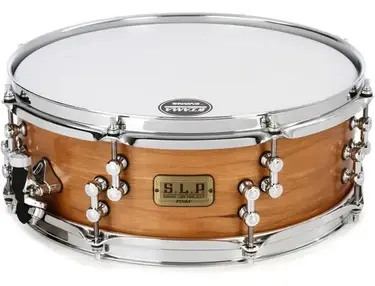 Tama SLP New Vintage Hickory Snare Drum - 5 x 14 inch - Natural Matte Lacquer