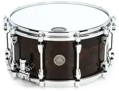 Tama Starphonic Walnut Snare Drum - 7 x 14 inch - Gloss Black Walnut Burl