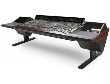 Argosy Eclipse for SSL Origin Console Desk with Left and Right Racks - Mahogany Trim