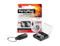 Alpine Hearing Protection Partyplug Earplugs Silver main image