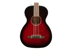 Fender T-Bucket 300CE Flamed Maple Acoustic Bass Transparent Cherry Burst main image