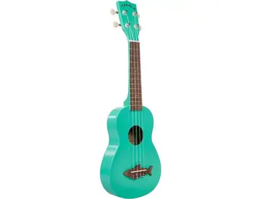 Kala Shark Soprano Ukulele Surf Green