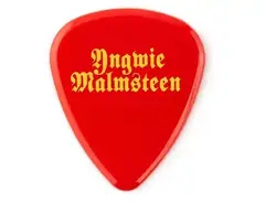 Dunlop Yngwie Malmsteen Custom Delrin 2.0mm Guitar Picks Red