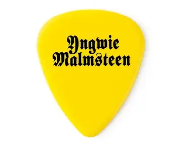 Dunlop Yngwie Malmsteen Custom Delrin 1.14mm Guitar Picks Yellow