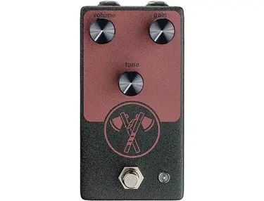 Nativeaudio War Party Overdrive/Distortion Effects Pedal Black And Red