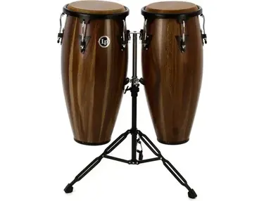 LP Latin Percussion Aspire Wood Conga Set - Siam Walnut