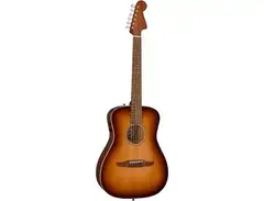 Fender California Malibu Classic Pau Ferro Fingerboard Acoustic-Electric Guitar Aged Cognac Burst