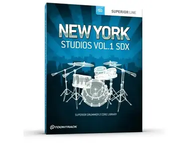 Toontrack New York Studio Vol. 1 SDX Expansion for Superior Drummer 3