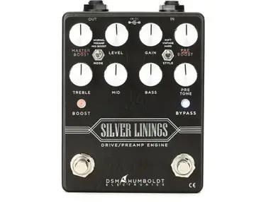 DSM & Humboldt Electronics Electronics Silver Linings Drive/Preamp Pedal