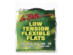 La Bella LTF-5A Low Tension Flexible Flats Bass Guitar Strings - .042-.118 Light 5-string