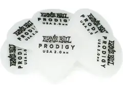 Ernie Ball Prodigy Guitar Picks 2.0 mm White Mini 6-pack