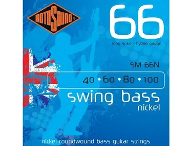 Rotosound SM66N Pure Nickel Bass Strings (40-100)