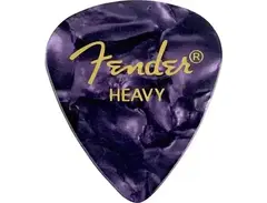 Fender 351 Heavy Celluloid Picks - Purple Moto