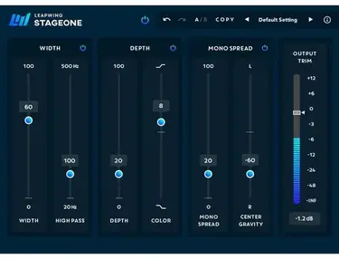 Leapwing Audio StageOne Stereo Width & Depth Plug-in